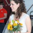 Lynsey with bouquet