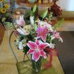 Fresh cut stargazer lilies